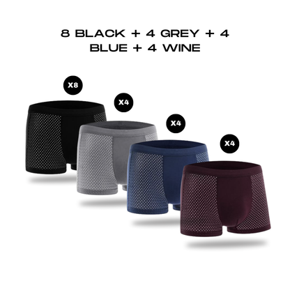 BAMBOO FIBRE BOXERS | BAMBOOWEAR 20-PACK