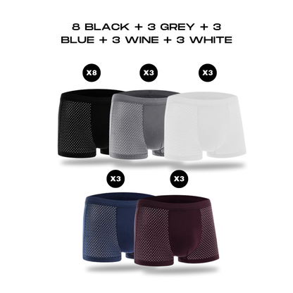 BAMBOO FIBRE BOXERS | BAMBOOWEAR 20-PACK
