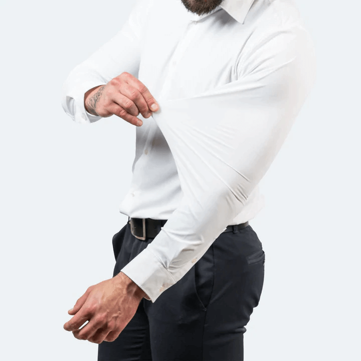 STRETCH DRESS SHIRT | ELASTECH 2-PACK WHITE