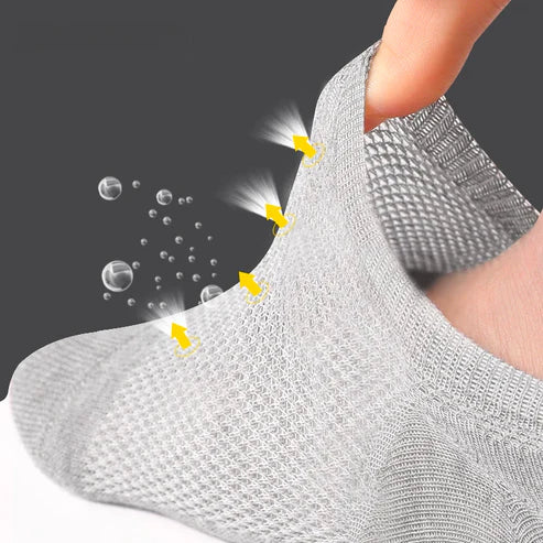 BREATHABLE LOW-CUT SOCKS KIT | 5-PAIRS