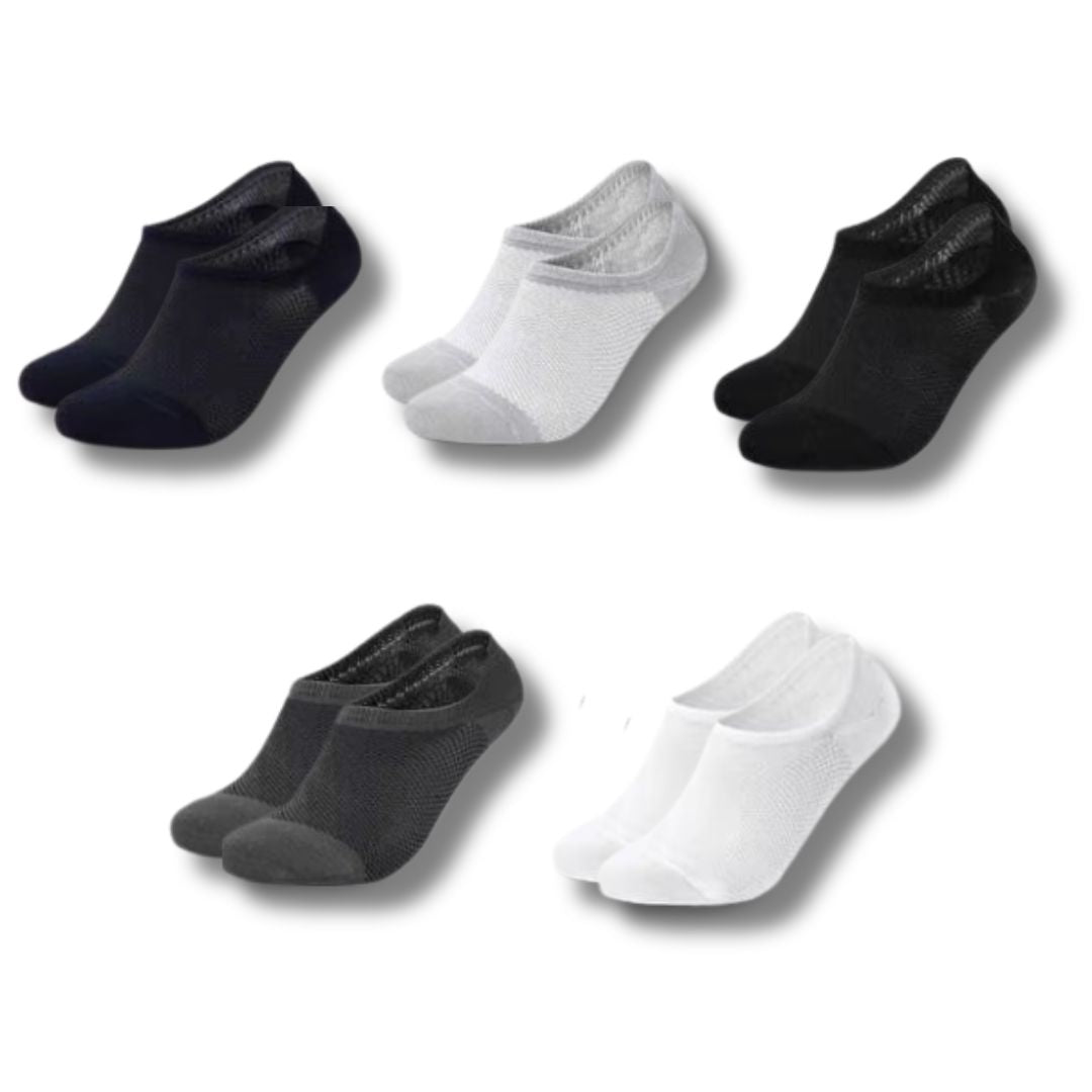 BREATHABLE LOW-CUT SOCKS KIT | 5-PAIRS
