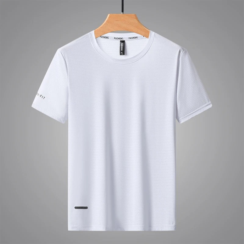 TECH T-SHIRT FOR GYM - 2 PACK (WHITE)